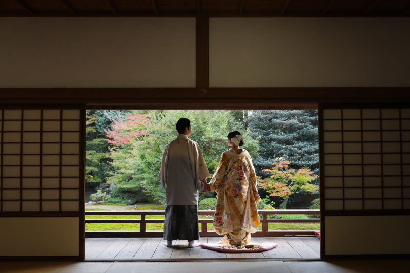 【人気ロケ地★隨心院(ずいしんいん)】和装1点(白無垢or色打掛) 補正済データ200カット付