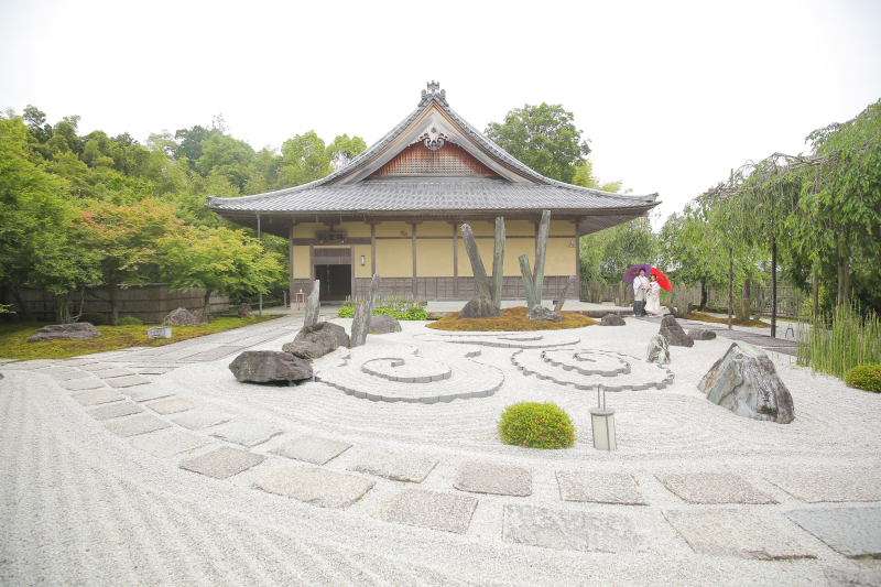 【圓光寺(えんこうじ) 竹林・庭園・和室】和装1点(白無垢or色打掛) 補正済データ200カット付