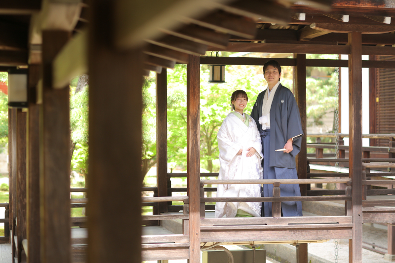 【大覚寺(回廊・竹林・庭園)】和装1点(白無垢or色打掛) 補正済データ200カット付