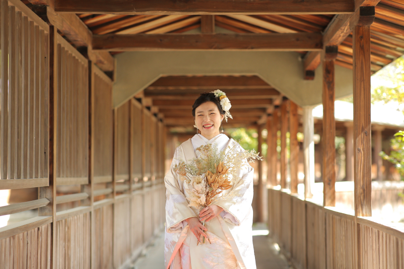 【豊国神社】和装1点(白無垢or色打掛) 補正済データ200カット付★平日限定