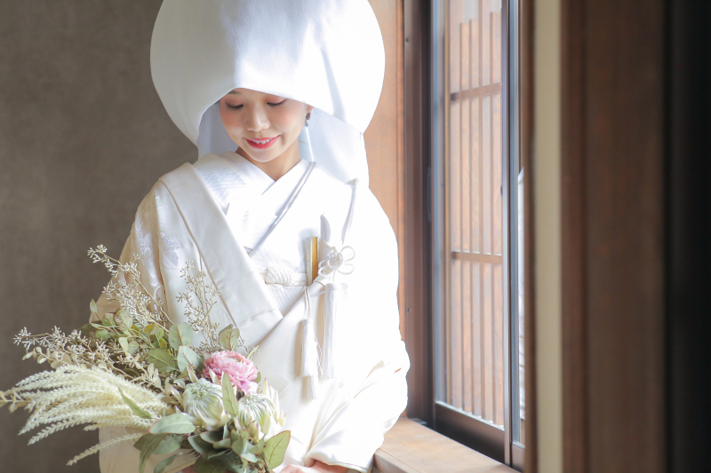 【祇園白川+アトリエ】タイパ抜群!気軽に叶う和装フォト《白無垢・色打掛 計2着》補正済みデータ170カット/13:00終了予定