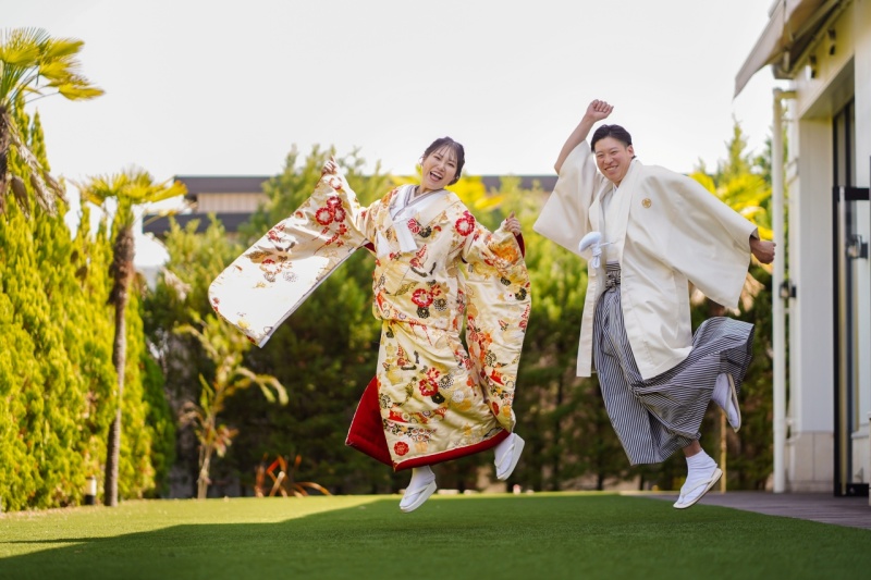 広大なガーデンを使って思いっきりジャンプ!