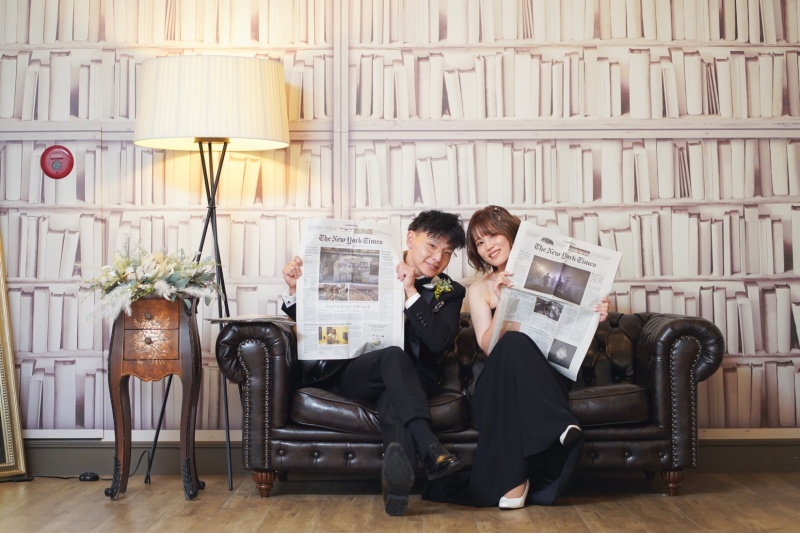 シーンごとに雰囲気の異なるフォトブース