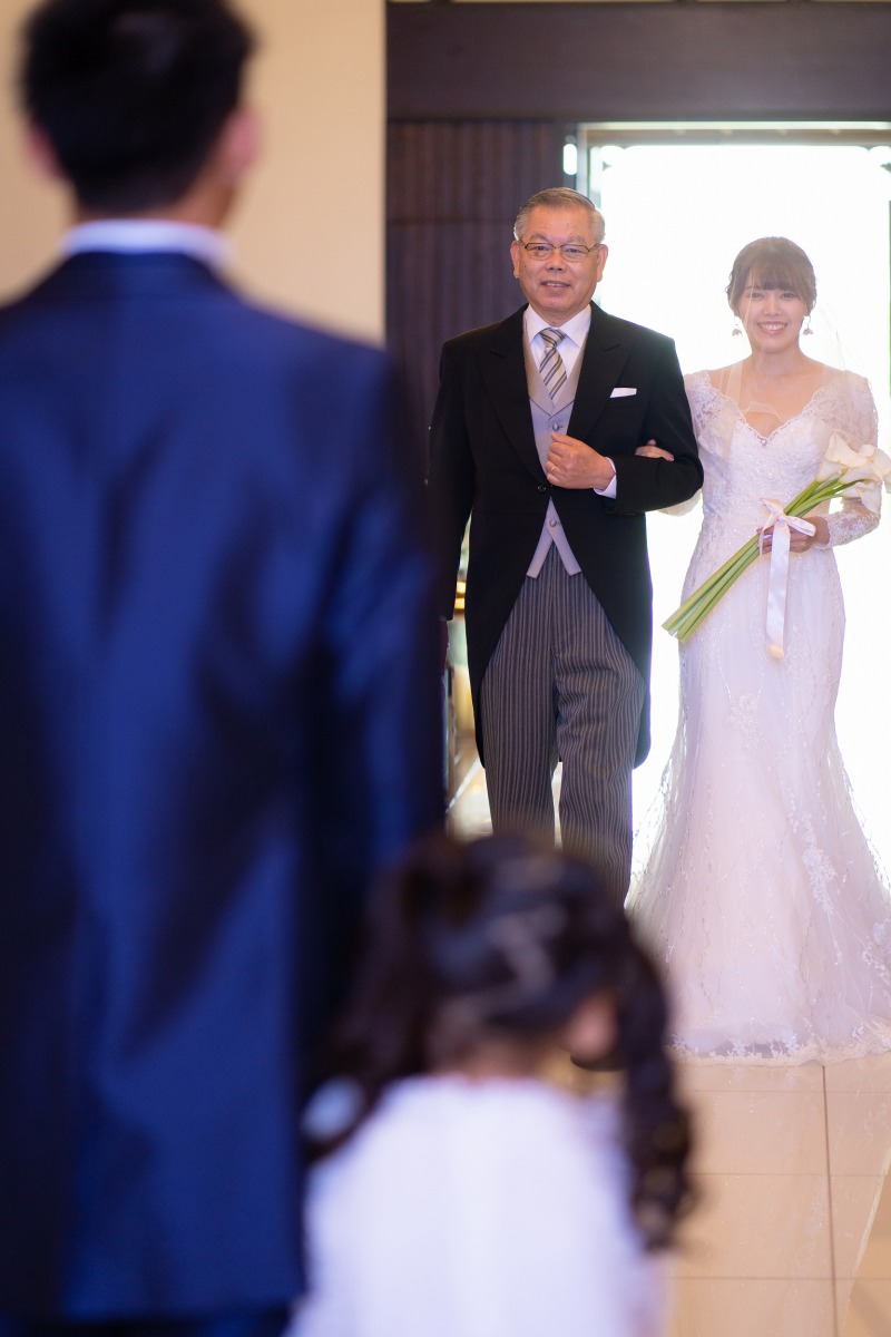 バージンロードを歩く夢をフォトウエディングで実現