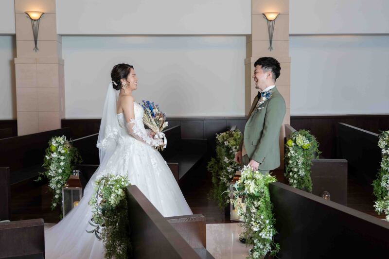 チャペルでのファーストミートも可能*