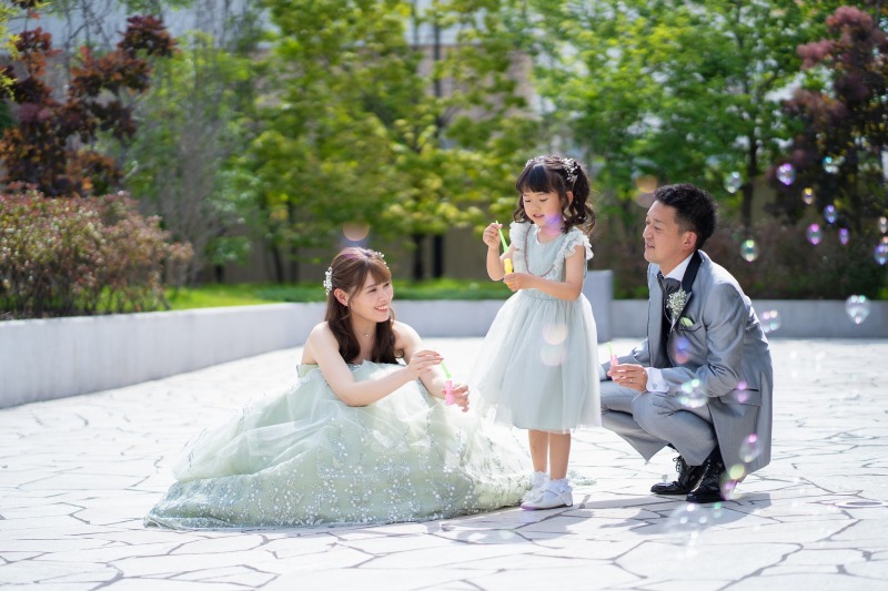 お子様の衣裳も持ち込みOK◎お気に入りの1着で撮影