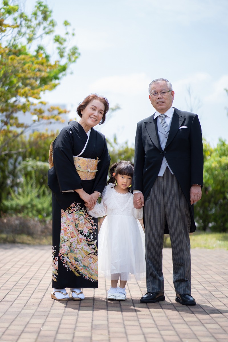 フォトウエディング福山_両親の衣装がある