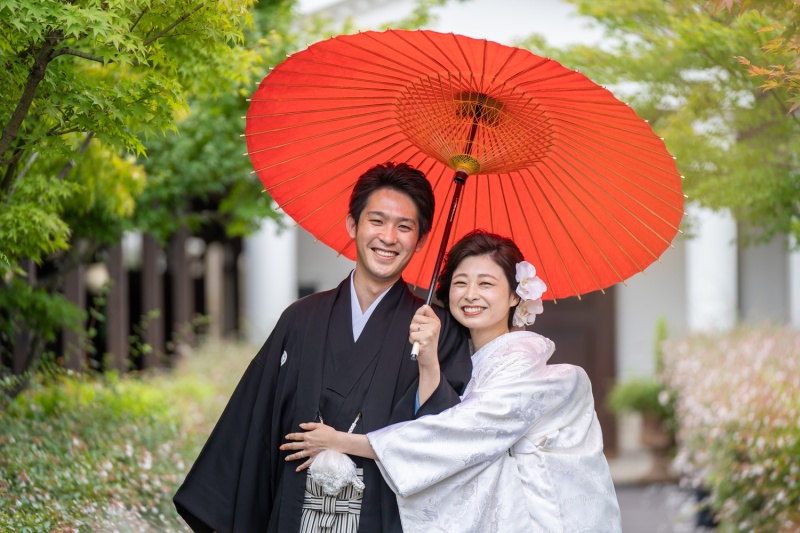 四季折々に変化する庭園は和装もおすすめ