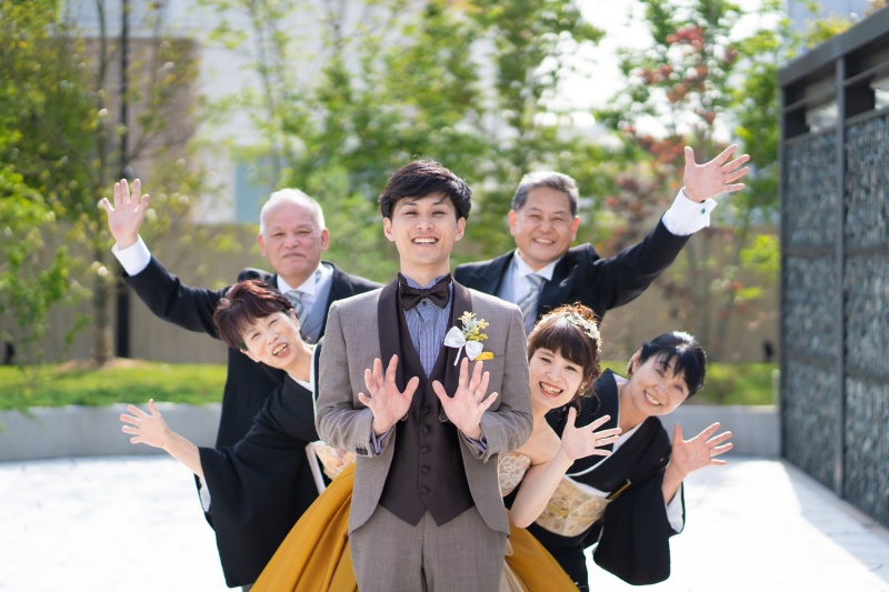 フォトウエディング福山_両親の衣装がある