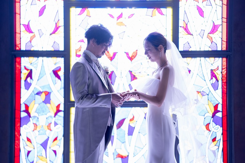 挙式シーンのような撮影も叶う