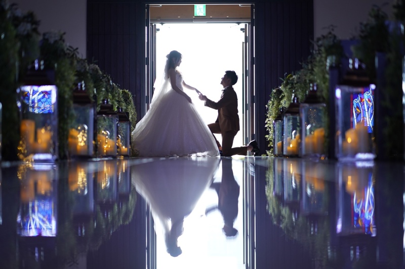 フォトウエディング福山_チャペルで撮影できる