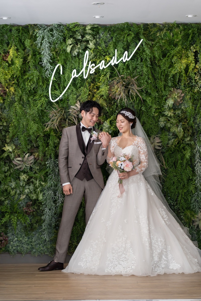 フォトウエディング福山_ウエディングドレスが豊富