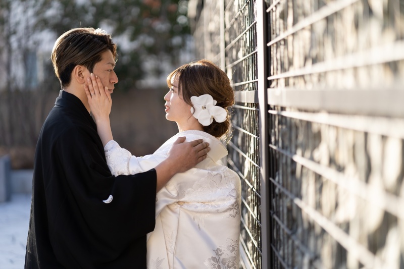 フォトウエディング福山_ガーデンで撮影できる