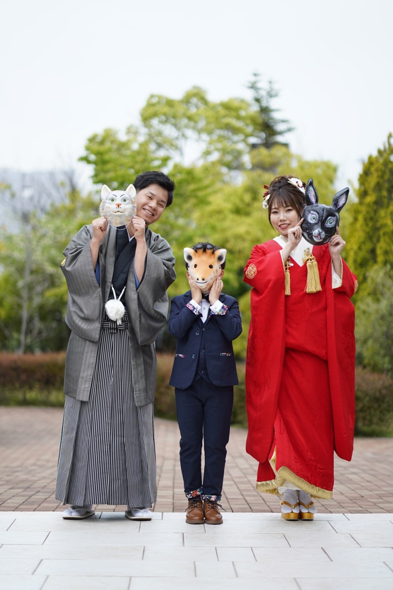 フォトウエディング福山_ガーデンで撮影できる