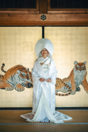 白無垢×シャンパン