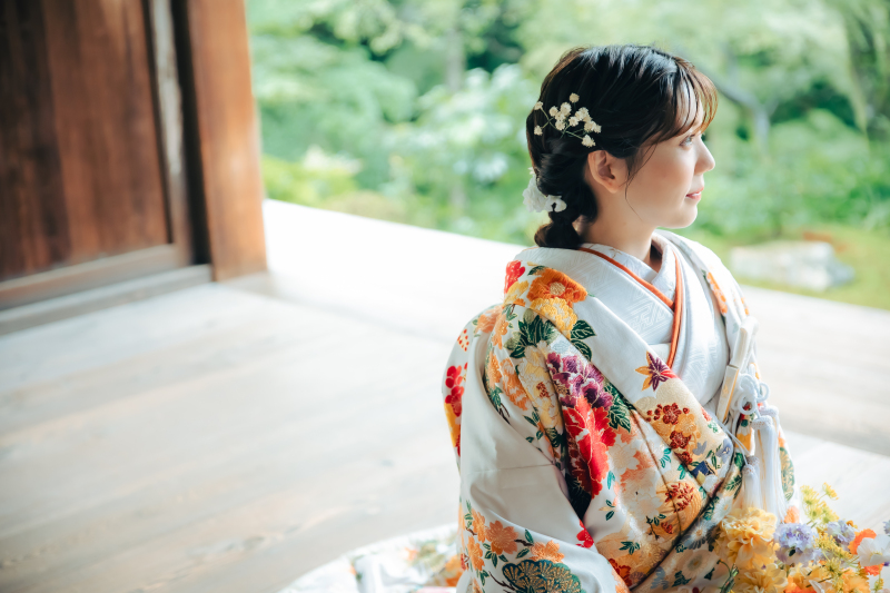 花嫁さまに寄ったソロショット