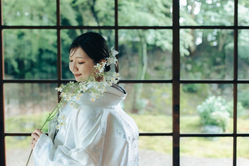 新婦ソロショット