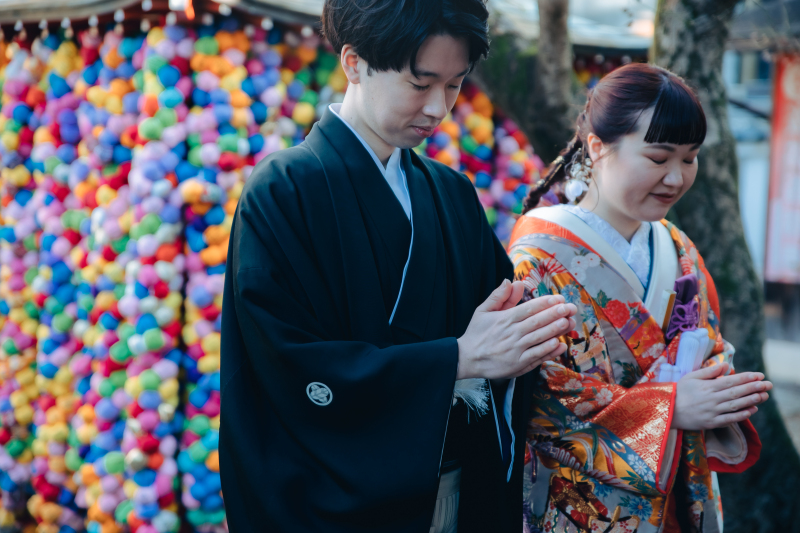 フォトジェニックスポットの八坂庚申堂