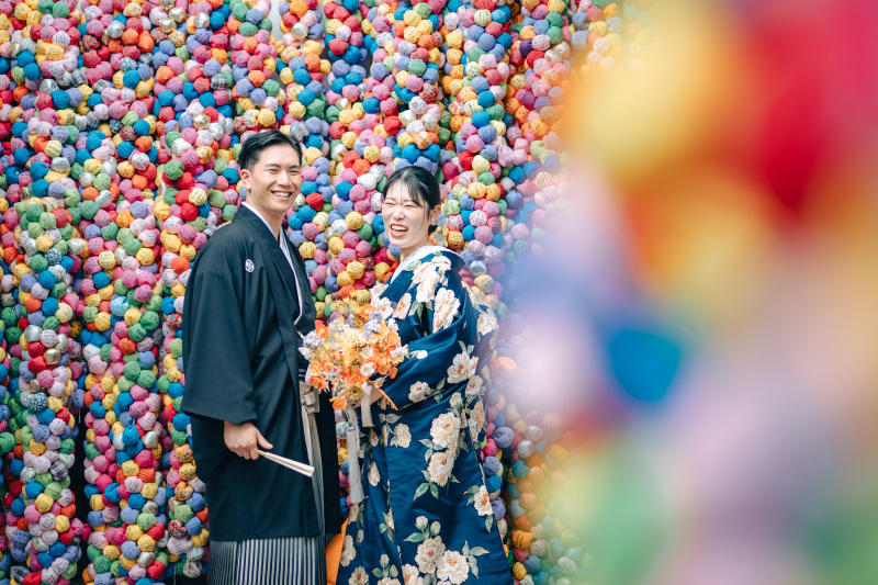 カラフルなお手玉「くくり猿」