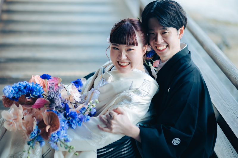 大覚寺の荘厳な渡り廊下