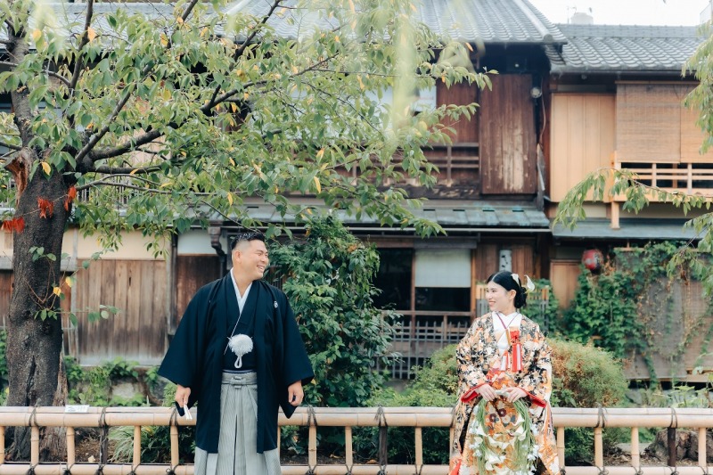 一花和装ロケーション撮影(祇園・金戒光明寺)
