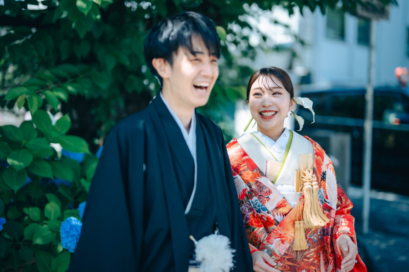 笑顔で撮影スタート！