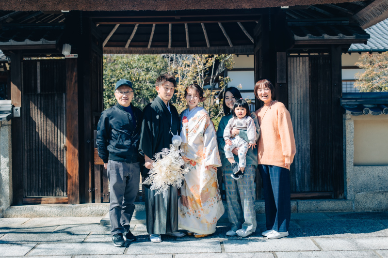 ご家族と一緒に記念の一枚