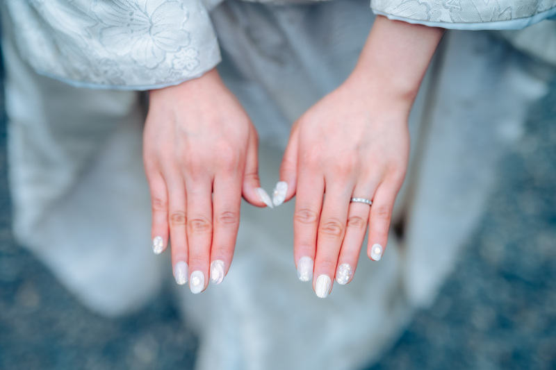 指先までこだわって