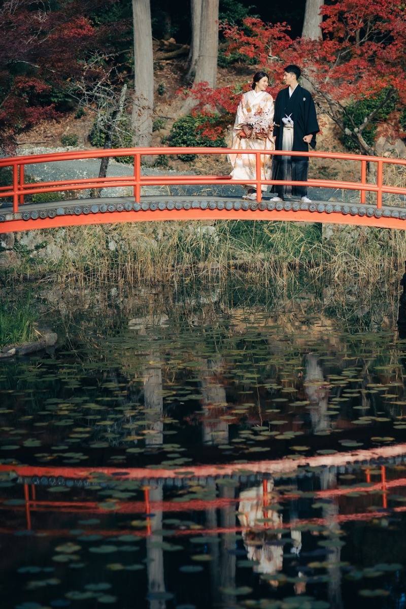 鏡写し新郎新婦様