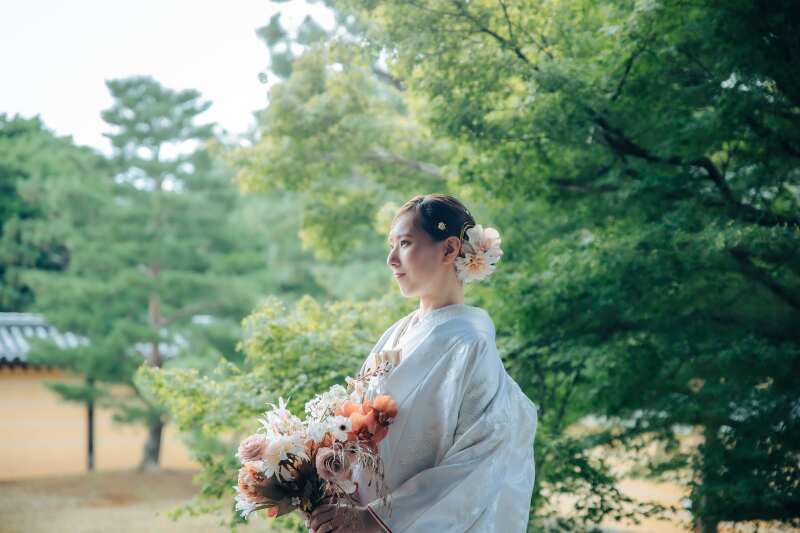 花嫁さまに寄ったソロショット