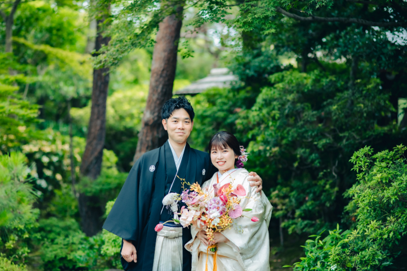 緑豊富な景色の中は世界観たっぷり