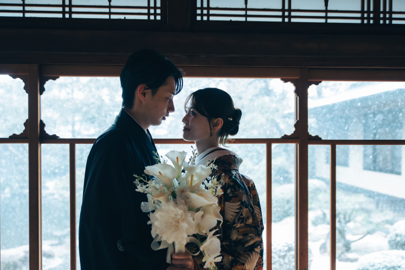 見つめ合うふたり