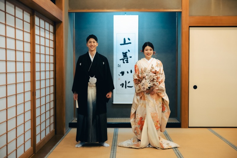 掛け軸新郎新婦様