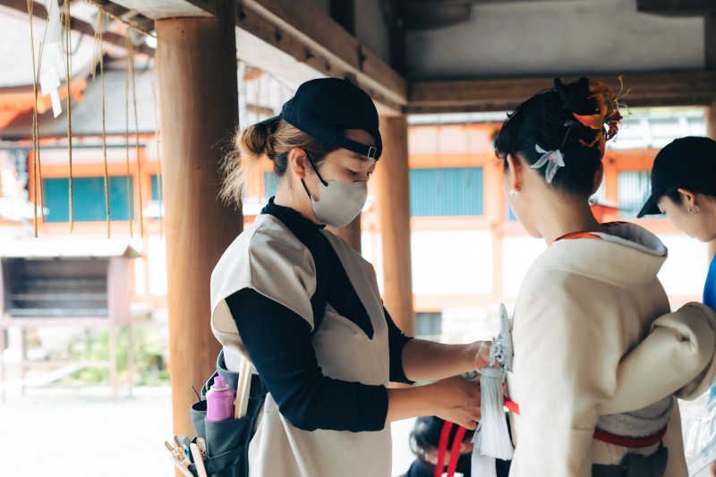 お衣装チェンジ