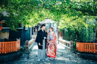 一花和装ロケーション撮影（祇園・金戒光明寺）