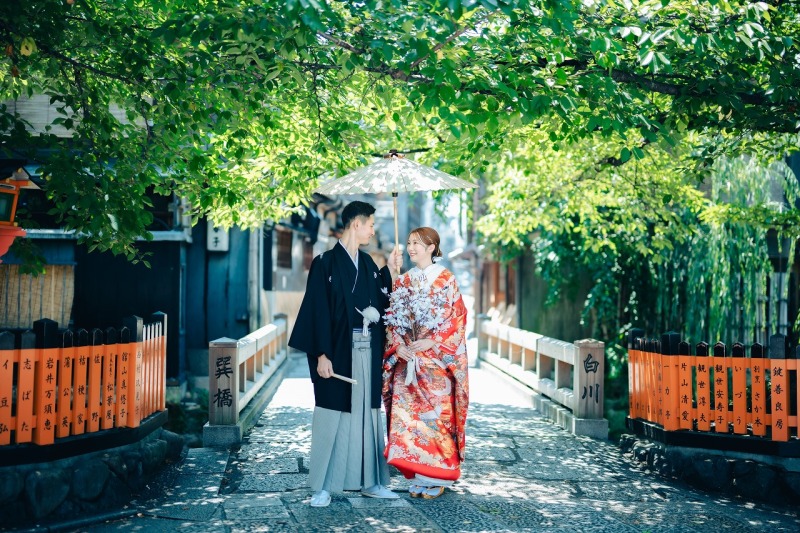 一花和装ロケーション撮影（祇園・金戒光明寺）