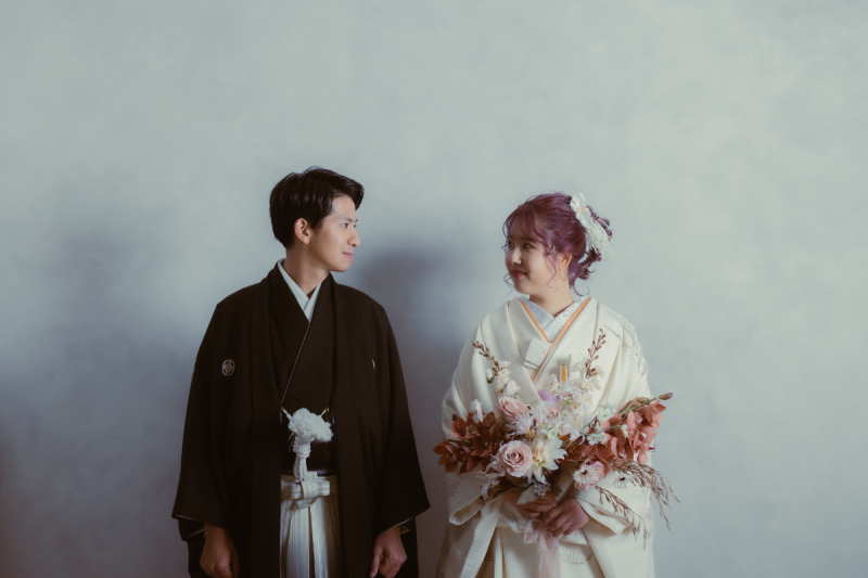 一花写真館のスタジオでも