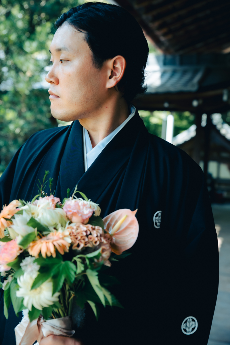 新郎様のソロショット