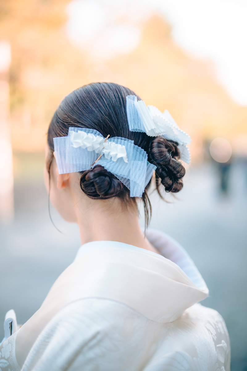 ヘアアクセサリーはお持ち込み