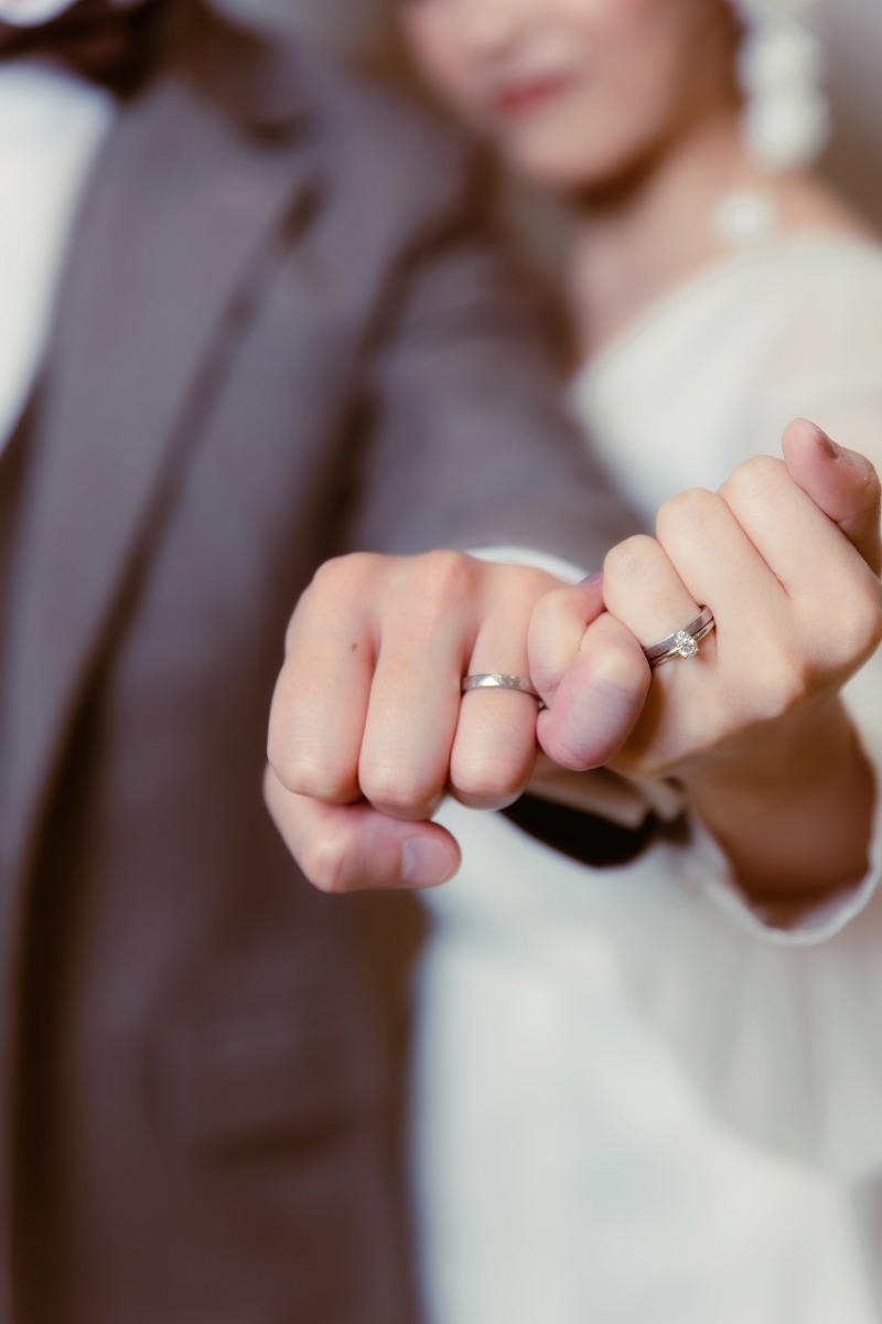 指輪と一緒に