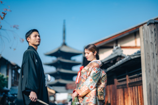 和装ロケーション撮影【東山・金戒光明寺】