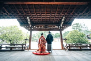 和装ロケーション撮影（大覚寺）