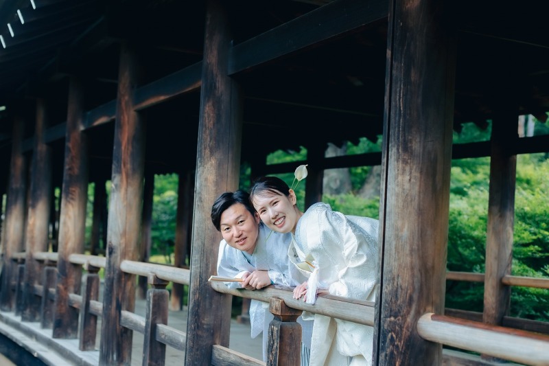 お二人でひょっこり