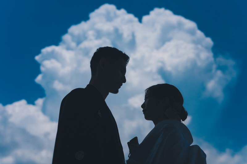 シルエット撮影