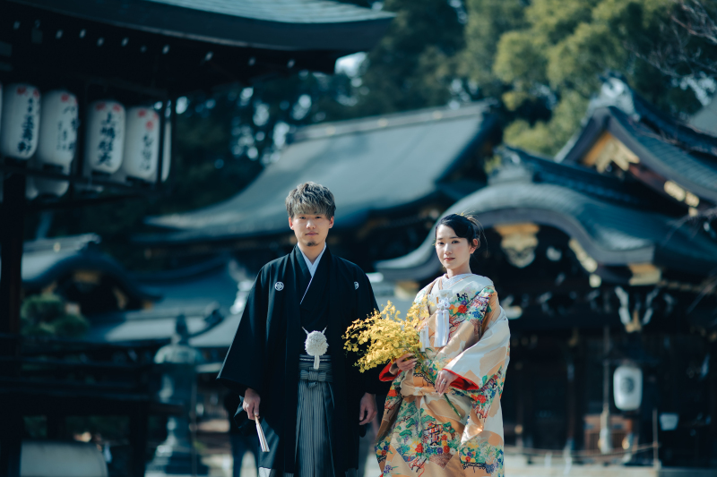 歴史ある神社で