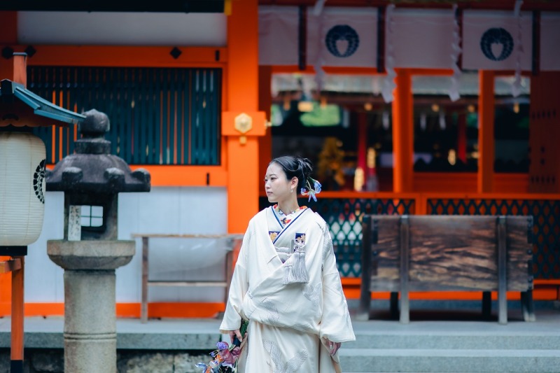 吉田神社で前撮り
