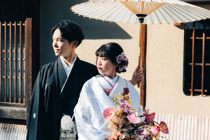 お二人の横顔