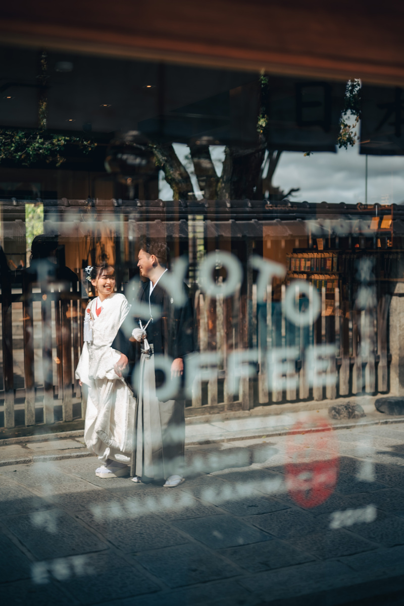 町の風景もオシャレな演出のひとつ