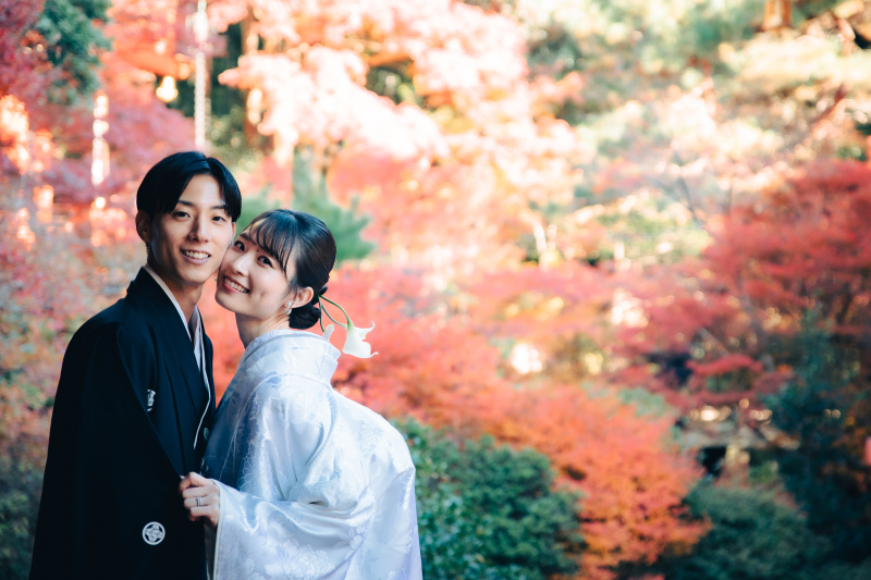 毘沙門堂×紅葉