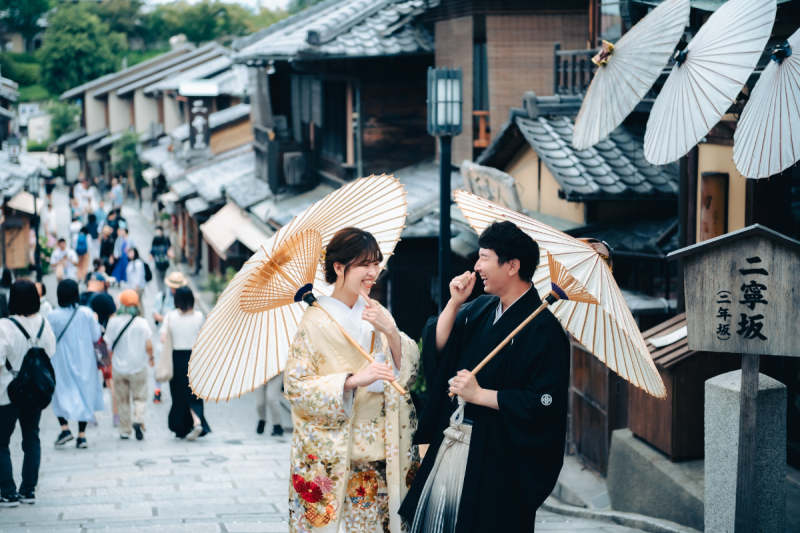 京都東山の街並みで